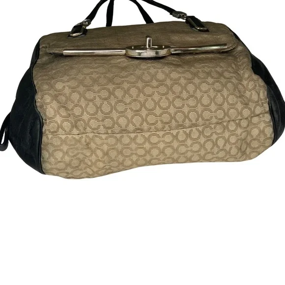 COACH Authentic Vintage Madison Madeline Op Art jacquard bag #25215 - Picture 7 of 13